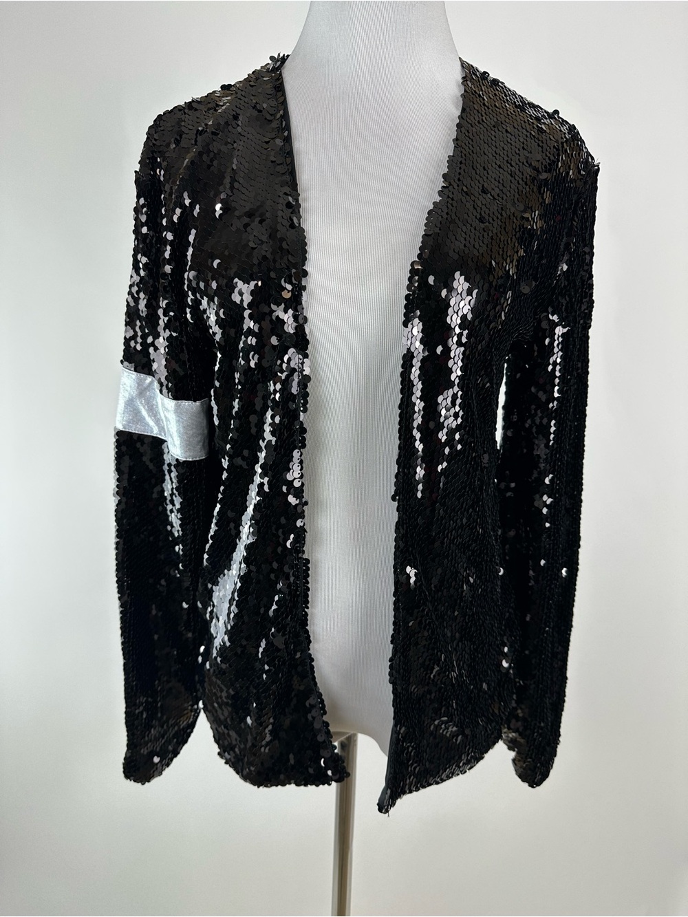Michael Jackson Billie Jean Sequin Costume Jacket Size Small